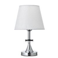 Лампа настольная "Севилья" 1х40Вт Е27 хром 21х21х38 см RISALUX