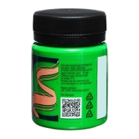 Краска по ткани, банка 50 мл, ЗХК Decola, зелёная светлая , 4128717, (акриловая на водной основе) Краска по ткани, банка 50 мл, ЗХК Decola, зелёная светлая , 4128717, (акриловая на водной основе)