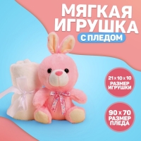 Мягкая игрушка с пледом &laquo;Милашка&raquo;