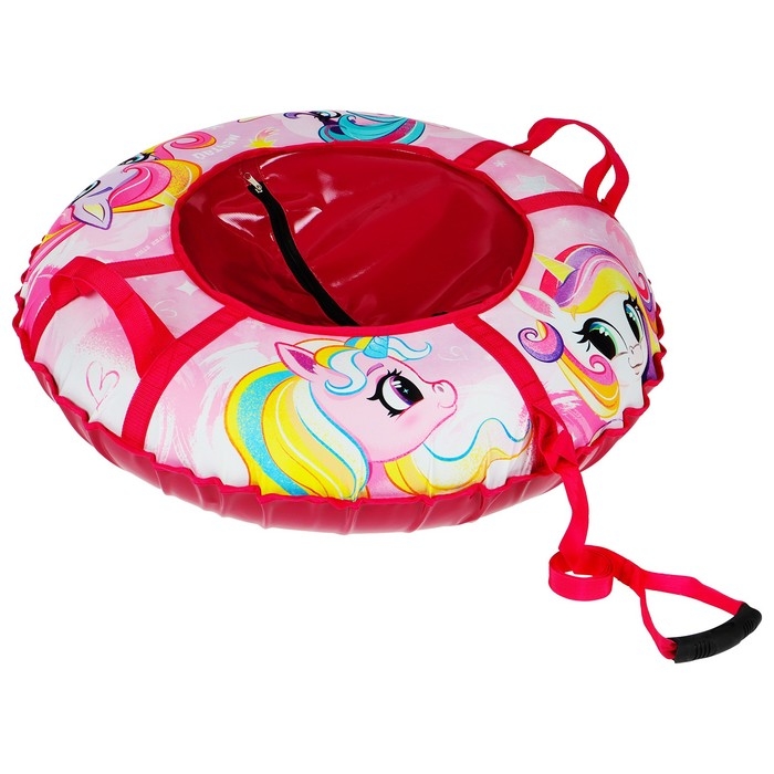 Тюбинг-ватрушка Winter Star &laquo;Пони&raquo;, диаметр чехла 83 см