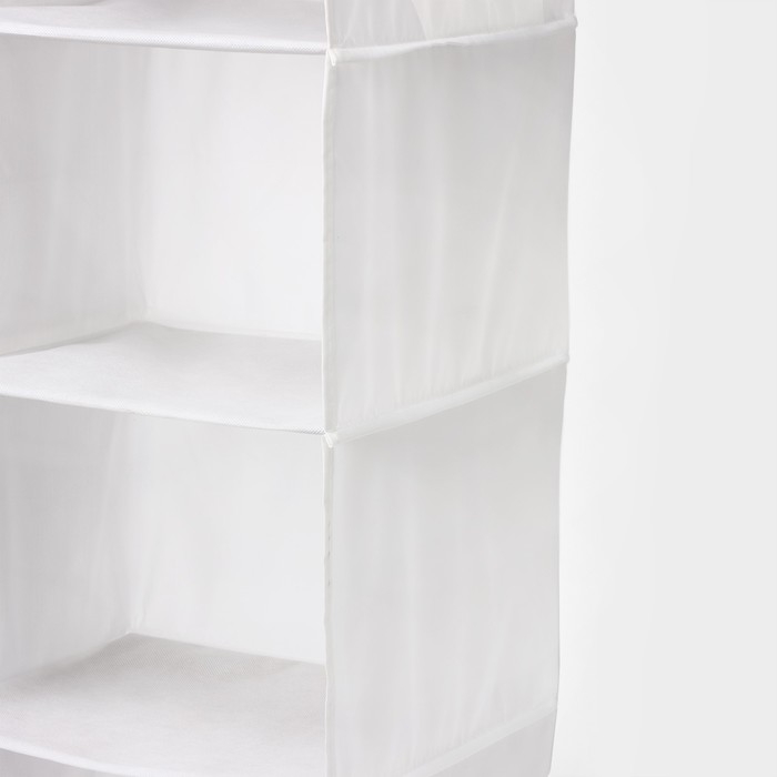 Органайзер подвесной LaDо́m, 30&times;30&times;80 см, цвет белый