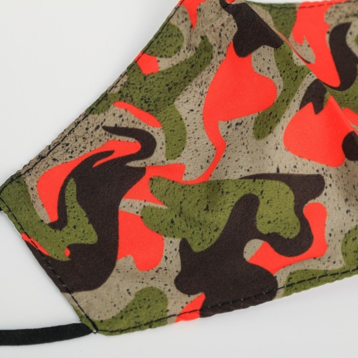 Маска тканевая с регулирующимися завязками "Хакки"