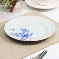 Тарелка фарфоровая &laquo;Беатриче&raquo;, d=17,5 см, цвет белый