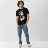 Футболка мужская KAFTAN Santa, черный, р. M