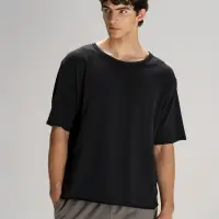 Футболка оверсайз унисекс Vozduh, черная, размер XL/XXL Футболка оверсайз унисекс Vozduh, черная, размер XL/XXL