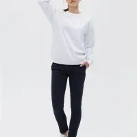 Толстовка унисекс Sully белая, размер S