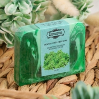 Мыло СПА - уход для бани и сауны "Ментол — мята перечная" Добропаровъ РУЧНАЯ РАБОТА 80 гр Мыло СПА - уход для бани и сауны "Ментол — мята перечная" Добропаровъ РУЧНАЯ РАБОТА 80 гр