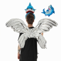 Набор фольгированных шаров «Карнавальный набор. Акула», 3 шт. Набор фольгированных шаров «Карнавальный набор. Акула», 3 шт.