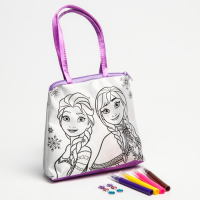 Набор для творчества «Сумка-раскраска с фломастерами», Холодное сердце Набор для творчества «Сумка-раскраска с фломастерами», Холодное сердце