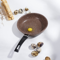 Сковорода Rock, d=17 см, пластиковая ручка, антипригарное покрытие, цвет коричневый Сковорода Rock, d=17 см, пластиковая ручка, антипригарное покрытие, цвет коричневый