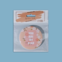 Зеркало складное «Надписи», d = 7,5 см, рисунок МИКС Зеркало складное «Надписи», d = 7,5 см, рисунок МИКС