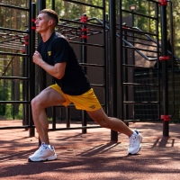 Шорты спортивные ONLYTOP unisex yellow, р. 50 Шорты спортивные ONLYTOP unisex yellow, р. 50