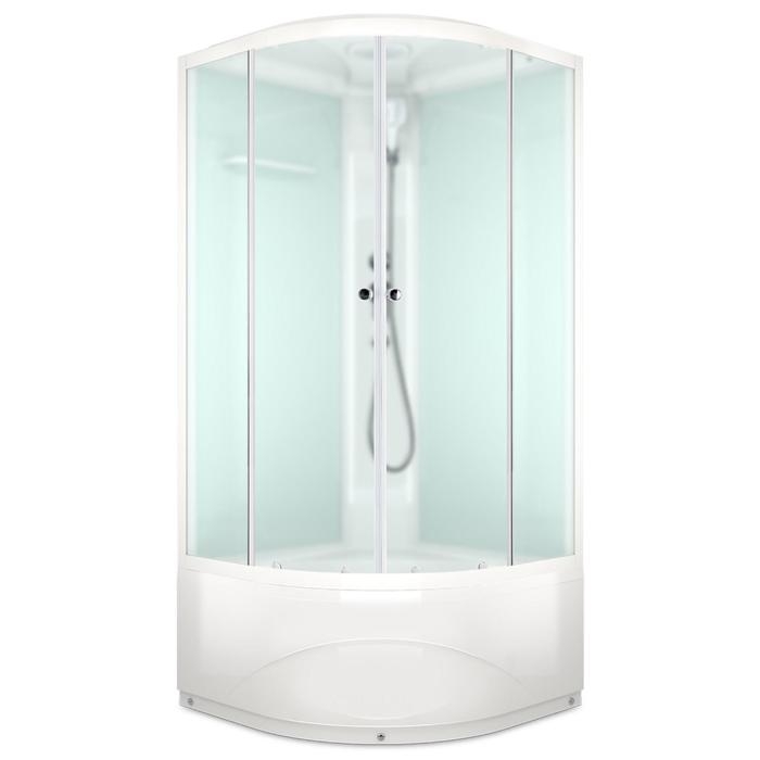 Душевая кабина DOMANI-Spa Delight 88 high, поддон 45 см, белые стенки, матированная, 80х80 Душевая кабина DOMANI-Spa Delight 88 high, поддон 45 см, белые стенки, матированная, 80х80