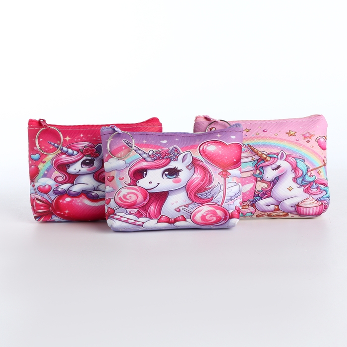 Кошелёк детский на молнии &laquo;Выбражулька&raquo;, цвет МИКС