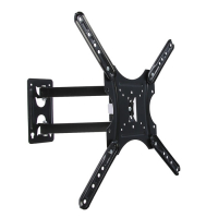 Кронштейн Luazon KrON-58, для ТВ, наклонно-поворотный, 14-55", 40-380 мм от стены, чёрный Кронштейн Luazon KrON-58, для ТВ, наклонно-поворотный, 14-55", 40-380 мм от стены, чёрный