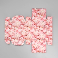 Коробка подарочная складная, упаковка, &laquo;Нежные пионы&raquo;, 27 х 21 х 9 см