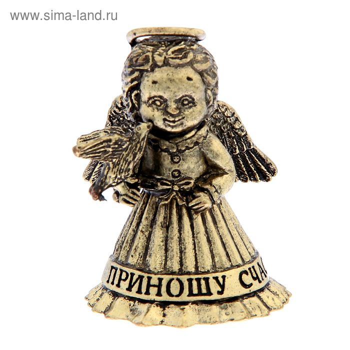 Колокольчик ангел Колокольчик ангел "Приношу счастье"