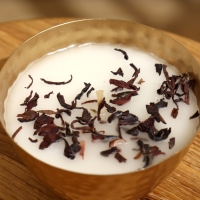 Ароматическая свеча в чаше 200 гр, парафин, hibiscus Ароматическая свеча в чаше 200 гр, парафин, hibiscus