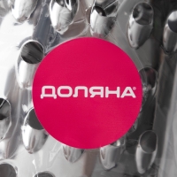 Тёрка овальная Доляна &laquo;Профи&raquo;, 15,5&times;8&times;4 см, прорезиненная, цвет ручки тёмно-серый