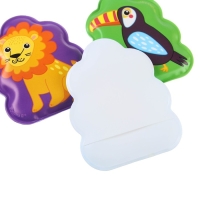 Игрушки для ванны &laquo;Путешествие в Африку&raquo; книжка и пальчиковый театр, Крошка Я