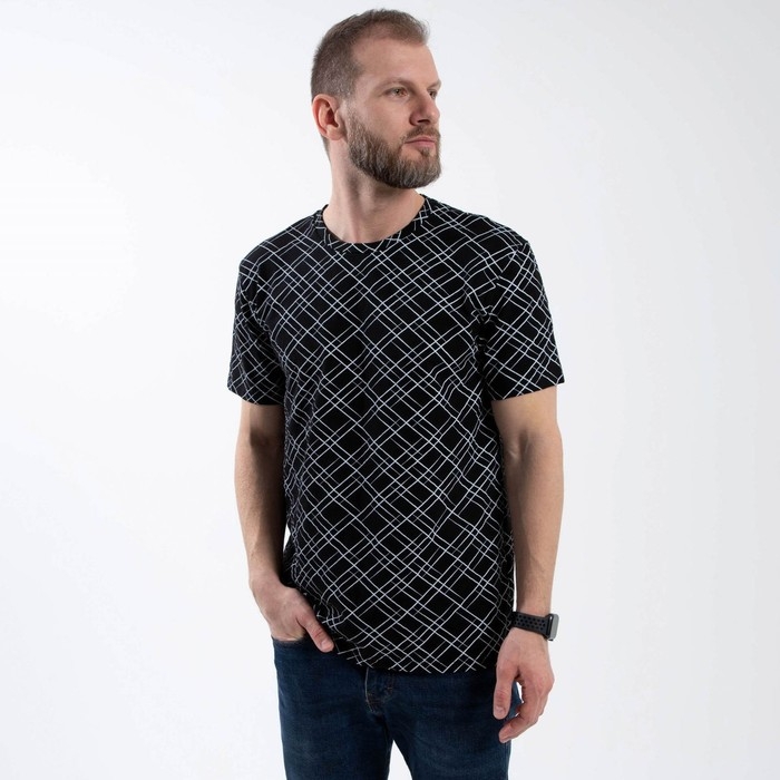 Футболка SL Футболка SL "Геометрия", 48, чёрный