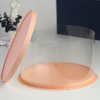 Коробка для торта, кондитерская упаковка, «Розовая», 30 х 30 х 18 см Коробка для торта, кондитерская упаковка, «Розовая», 30 х 30 х 18 см