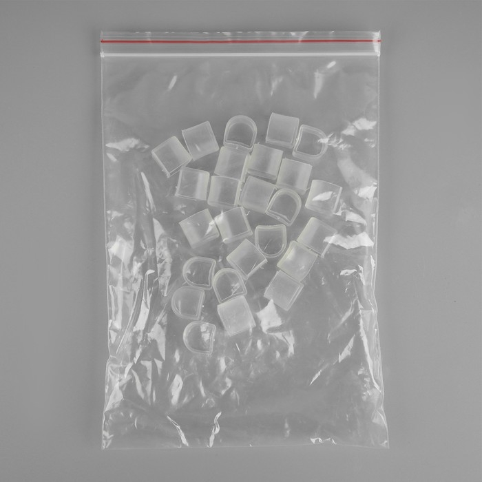 Набор заглушек Luazon Lighting для гибкого неона 16 &times; 16 мм, 25 штук