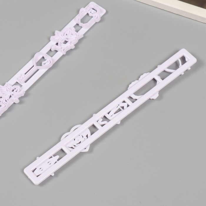 Каттеры для полимерной глины Каттеры для полимерной глины "Сердечность" набор 2 шт 2,5х24,8х0,7 см