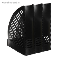 Лоток для бумаг вертикальный, 3 секции, чёрный Лоток для бумаг вертикальный, 3 секции, чёрный