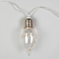 Гирлянда «Нить» 3 м с насадками «Лампочки капля», IP20, прозрачная нить, 80 LED, свечение синее, 8 режимов, 220 В Гирлянда «Нить» 3 м с насадками «Лампочки капля», IP20, прозрачная нить, 80 LED, свечение синее, 8 режимов, 220 В