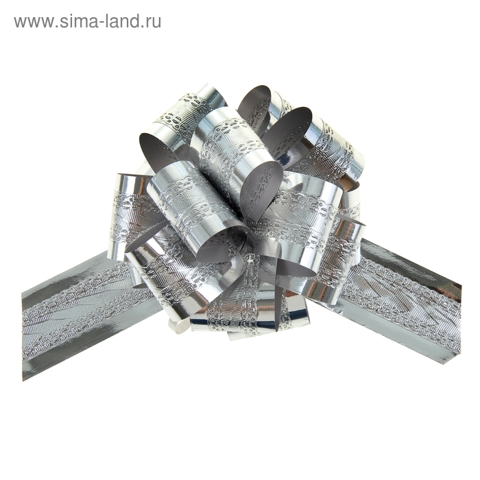 Бант-шар No3,2 полоса, серебро Бант-шар No3,2 полоса, серебро
