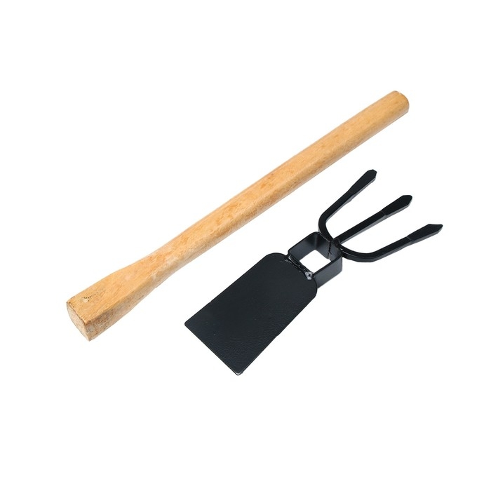 Мотыжка комбинированная, длина 35 см, деревянная ручка , Greengo