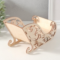 Шкатулка-сани "Новогодние" 22х9,5х13 см (набор 5 деталей) Шкатулка-сани "Новогодние" 22х9,5х13 см (набор 5 деталей)