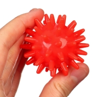 Мяч массажный &oslash;5 см, цвет красный, Крошка Я