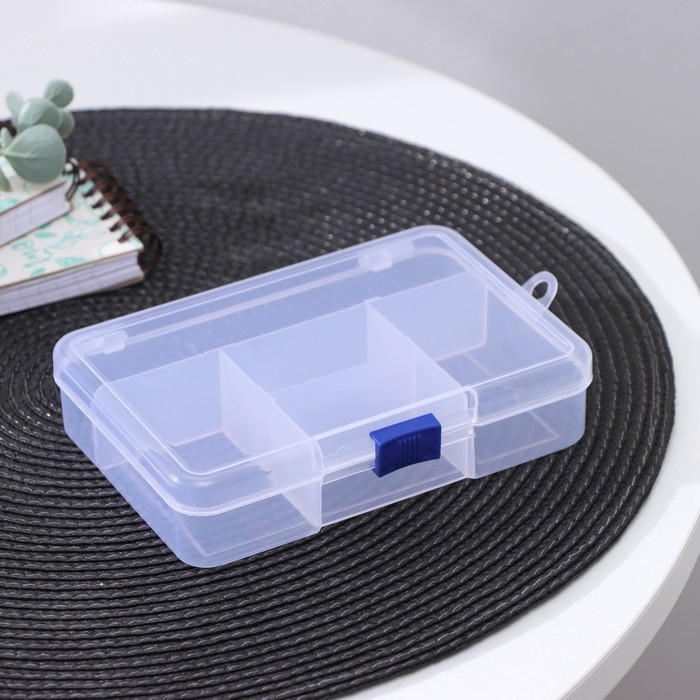 Органайзер для хранения, 5 отделений, 14,5&times;10&times;3,5 см, цвет МИКС