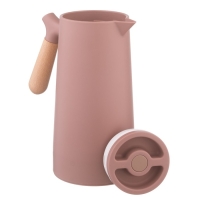 Термос - кувшин 1 л, сохраняет тепло 24 ч, 24.5 х 12.5 см, розовый