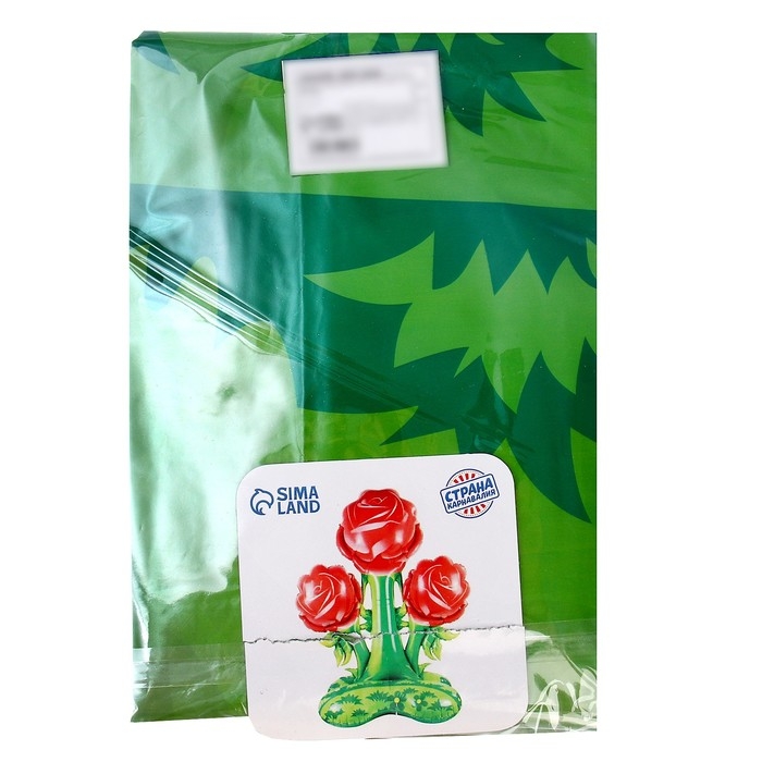 Шар фольгированный 63" &laquo;Букет красных роз&raquo;, на подставке, под воздух