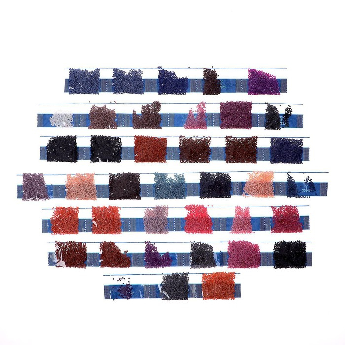 Алмазная мозаика на новый год с полным заполнением на холсте &laquo;Олени&raquo;, 40 х 50 см, новогодний набор для творчества