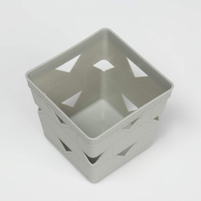 Органайзер для хранения косметических принадлежностей, 10 &times; 10 &times; 9 см, цвет МИКС