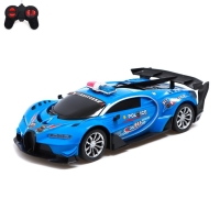 Машина радиоуправляемая &laquo;Полиция&raquo;, работает от батареек, цвет синий