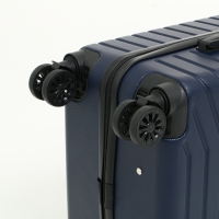 Чемодан средний 59 л (M) Goran Tomp, отдел на молнии, кодовый замок, 4 колеса, цвет синий Чемодан средний 59 л (M) Goran Tomp, отдел на молнии, кодовый замок, 4 колеса, цвет синий