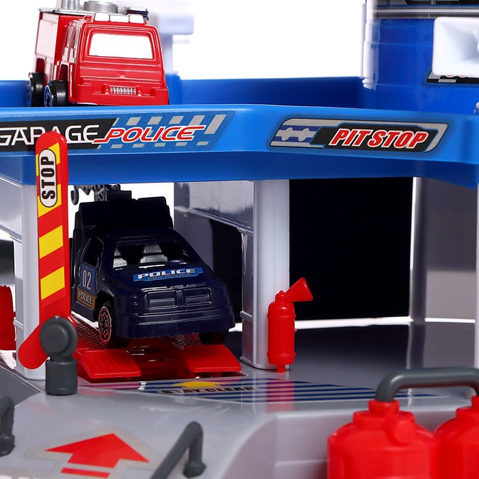 Игровой набор &laquo;Полицейский участок&raquo;, 2 уровня, вертолетная площадка