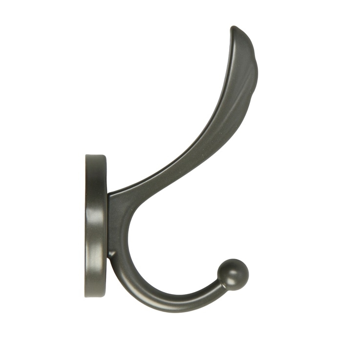 Крючок мебельный CAPPIO WING, двухрожковый, графит