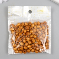 Бусины для творчества дерево "Натуральный" d-0,8 см, набор 20 гр Бусины для творчества дерево "Натуральный" d-0,8 см, набор 20 гр