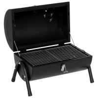 Гриль-коптильня, с температурным датчиком, 42 х 29 х 37 см, цвет чёрный Гриль-коптильня, с температурным датчиком, 42 х 29 х 37 см, цвет чёрный