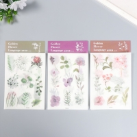 Наклейки "Полевые цветочки" набор 3 листа МИКС 10,4х14,7 см Наклейки "Полевые цветочки" набор 3 листа МИКС 10,4х14,7 см