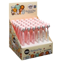 Ручка-прикол гелевая "Котик", синие чернила, МИКС