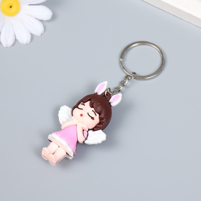 Брелок резина Брелок резина "Малышка-ангелочек" МИКС 2,2х4,2х7 см