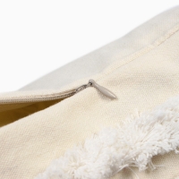 Наволочка декоративная &laquo;Этель&raquo; Бохо, 45х45 см, цвет молочный, 100% хлопок