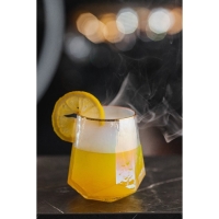 Стакан стеклянный Magistro &laquo;Дарио&raquo;, 450 мл, цвет перламутровый